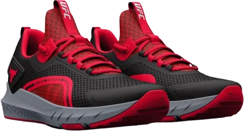 Under Armour Red/Black UFC Project Rock BSR 3 Training Shoes